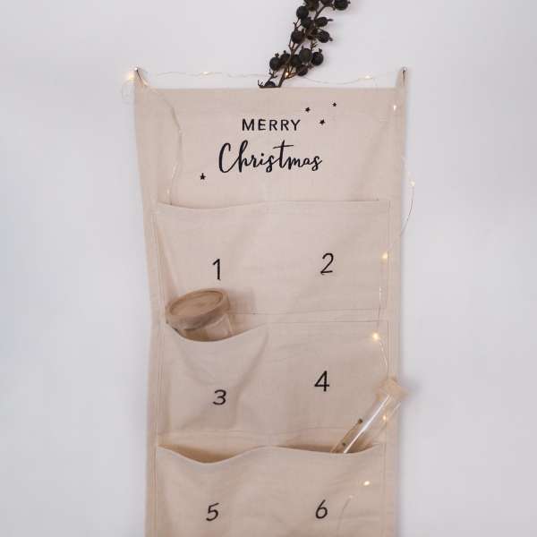 Duurzame Merry Christmas adventskalender
