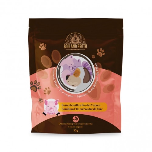 Boil & Broth bottenbouillon poeder Varken